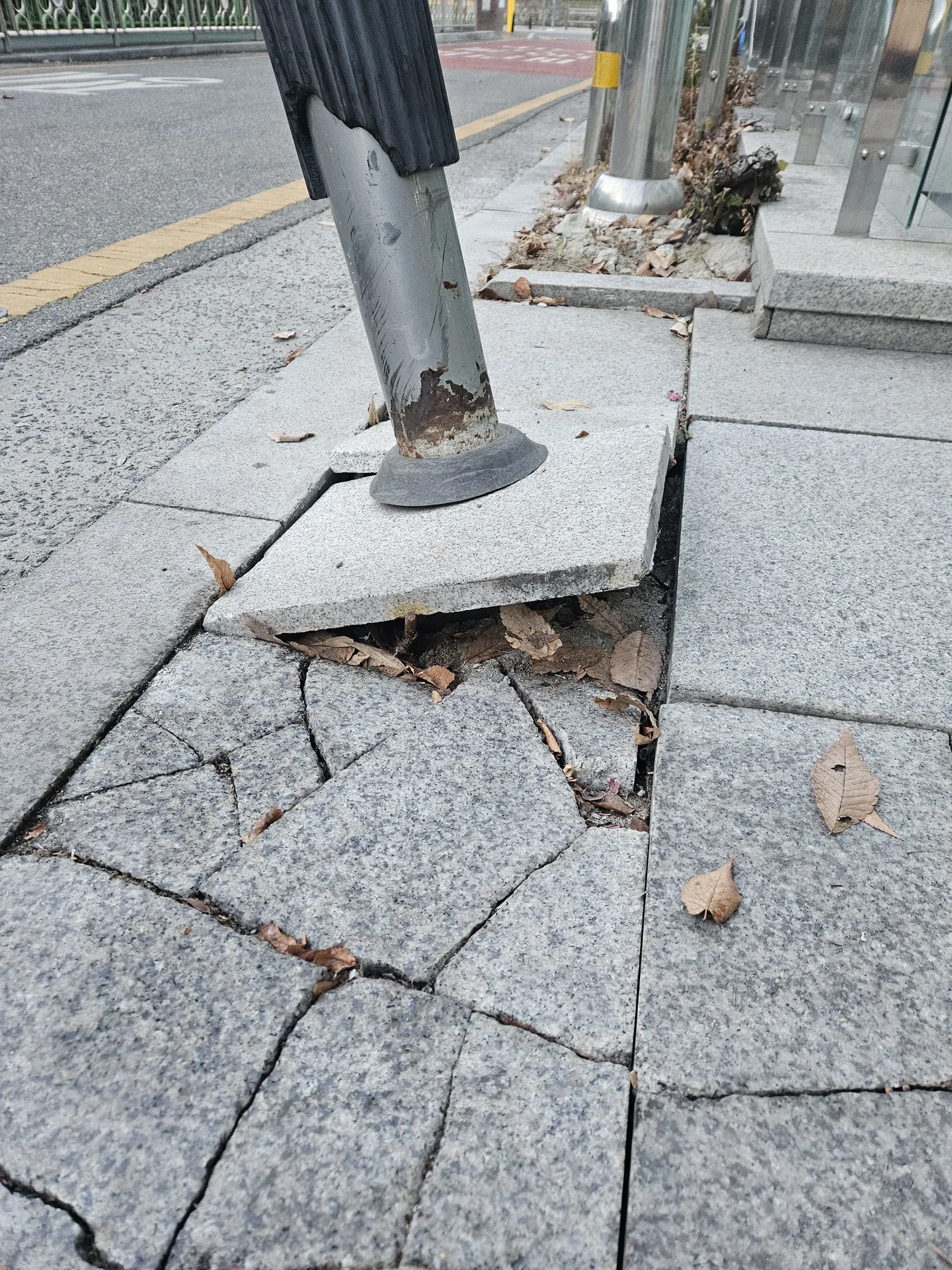 노원 도봉 강북 대리석파손보수 시공 전 현장