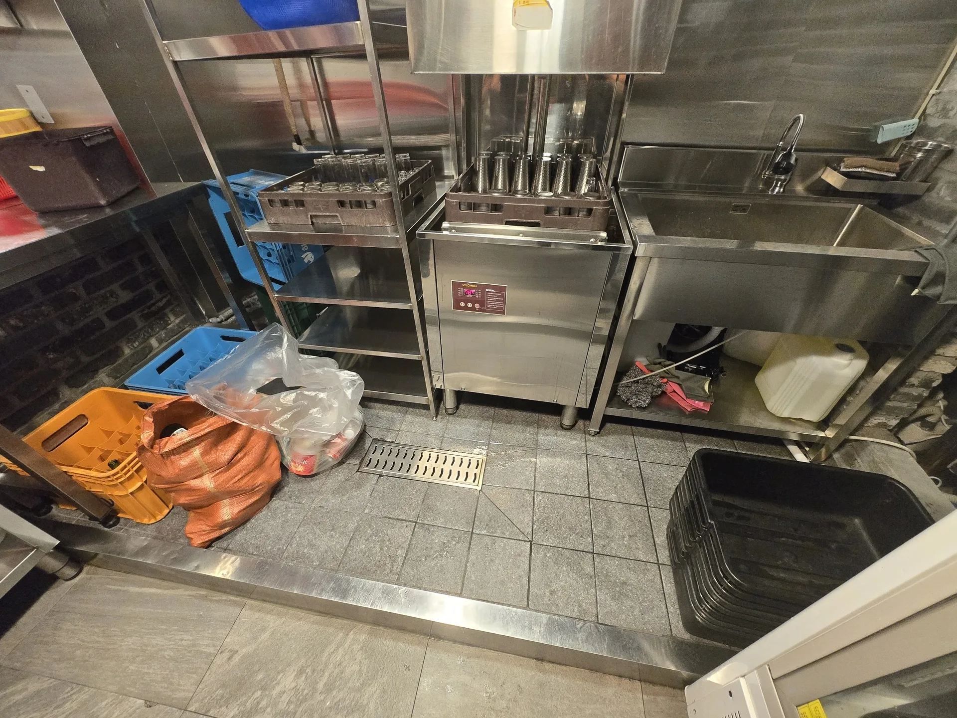 용인 낙하충격 대리석 파손 에폭시 복원 시공 전 현장 사진
